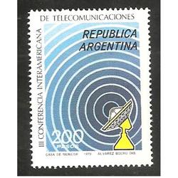 ARGENTINA 1979(1166) TERCERAS JORNADAS DE COMUNICACION MINT