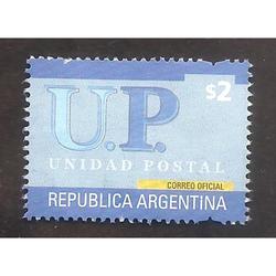ARGENTINA 2002 SELLO UP17 UNIDAD POSTAL DE $2  USADO
