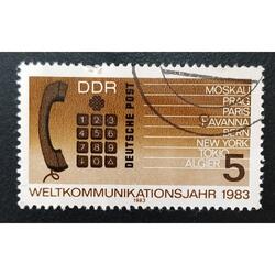 ALEMANIA DDR 1983; SCOTT 2319, USADA