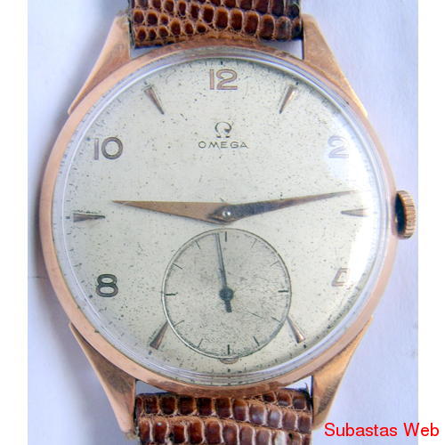 Reloj Omega Cal.265 Oro 18k Macizo 39 Mm De Ancho Swiss