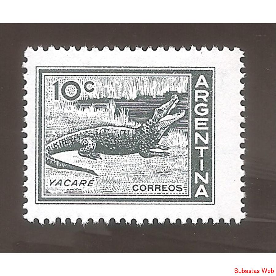 ARGENTINA 1959(602)  PROCERES Y RIQUEZAS  YACARE MINT