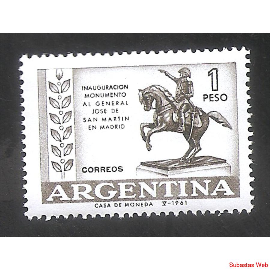 ARGENTINA 1961(644GZ35) MONUMENTO SAN MARTIN VARIEDAD GZ35