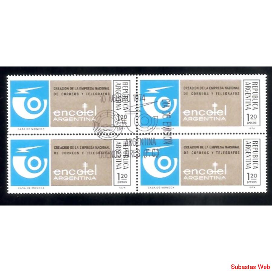 ARGENTINA 1974(980) CREACION DE CODIGO ENCOTEL CUADRITO PDE