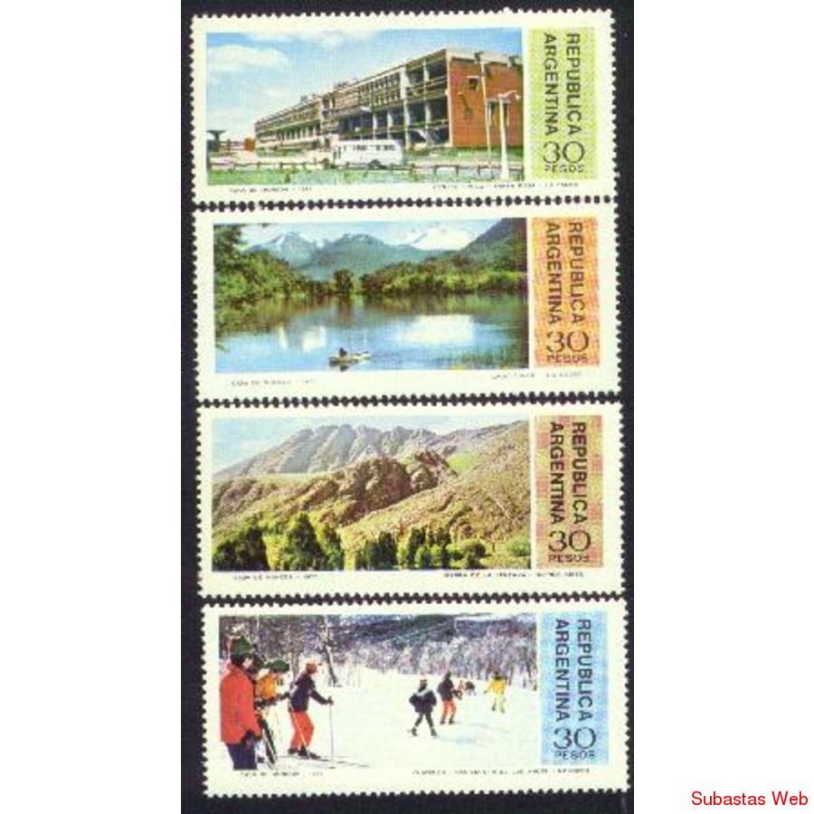 ARGENTINA 1977(1099-1102) PROVINCIAS ARGENTINAS COMAHUE