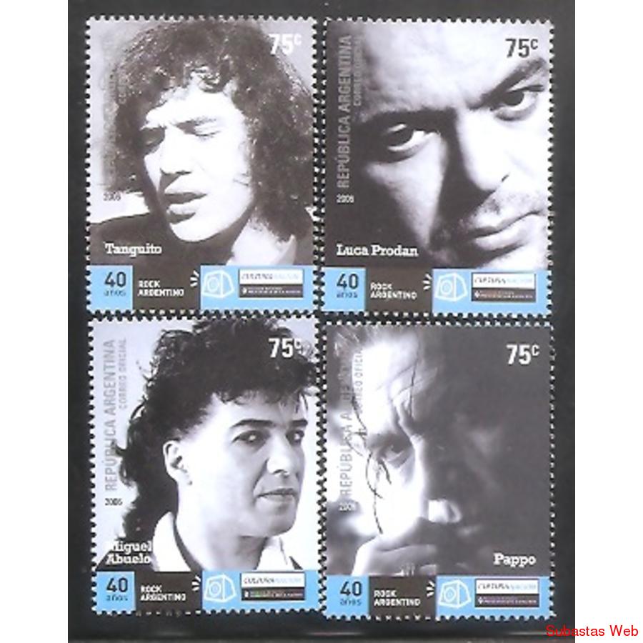 ARGENTINA 2006(2845-48) ROCK NACIONAL