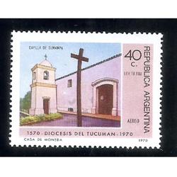 ARGENTINA 1970(A134) OBISPADO DE TUCUMAN MINT