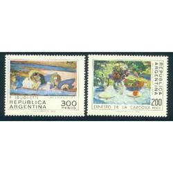 ARGENTINA 1979(1164-65) PLASTICA ARGENTINA: CUADROS