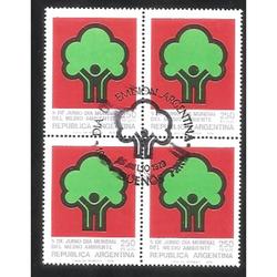 ARGENTINA 1979(1180) DIA DEL MEDIO AMBIENTE CUADRITO PDE
