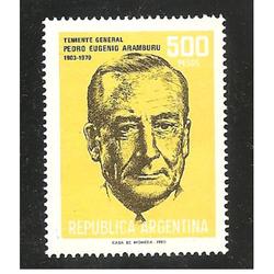 ARGENTINA 1980(1236) PEDRO EUGENIO ARAMBURU MINT