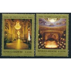 ARGENTINA 1983(1397-98) 75 ANIVERSARIO  DEL TEATRO COLON