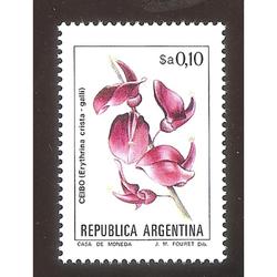 ARGENTINA 1983(1409) FLORES; CEIBO FOSFORESCENTE MINT