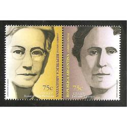 ARGENTINA 1999(2247-48)  MUJERES DESTACADAS