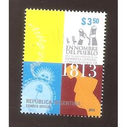 ARGENTINA 2013(GJ3970)  200 AÑOS DE LA ASAMBLEA DEL AÑO 13