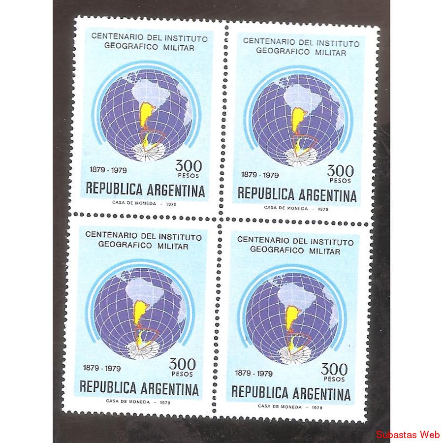 ARGENTINA 1979 CUADRITO  MT1204  INSTITUTO GEOGRAFICO MILITA