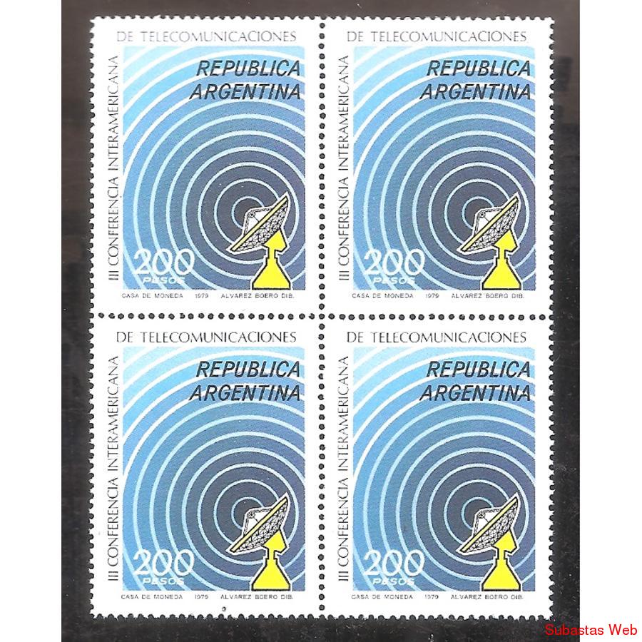ARGENTINA 1979 CUADRITO MT1166  JORNADAS DE COMUNICACIONES