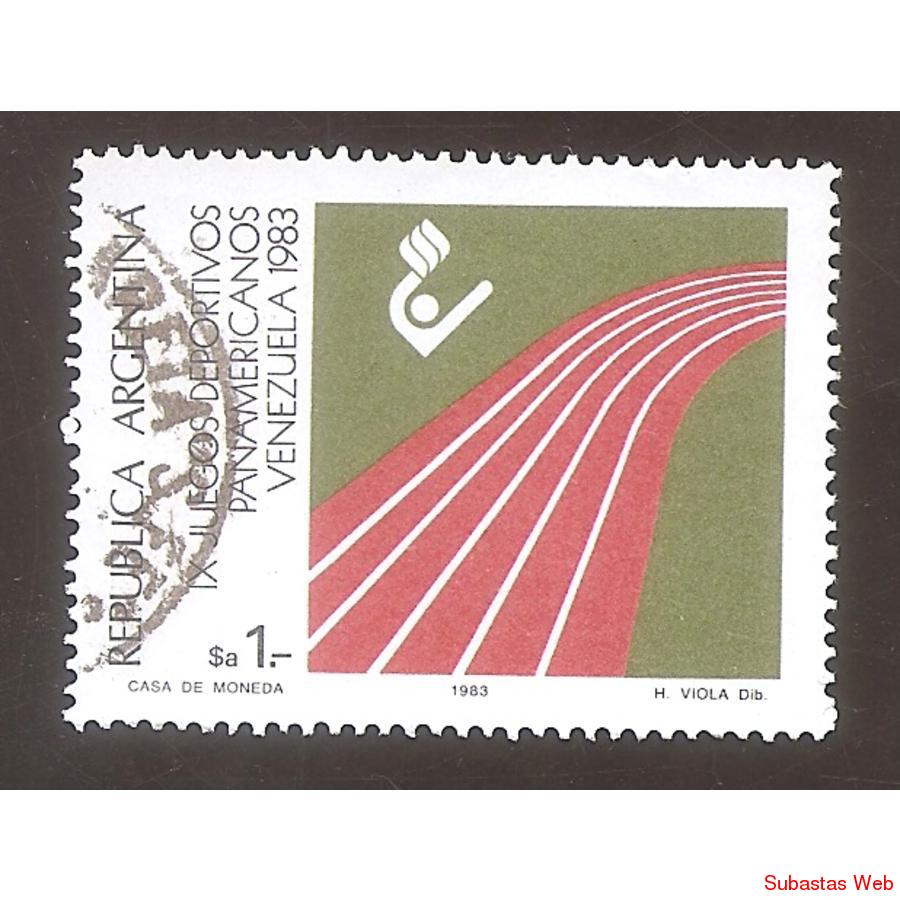 ARGENTINA 1983 (MT1428)  IX JUEGOS PANAMERICANOS  USADA