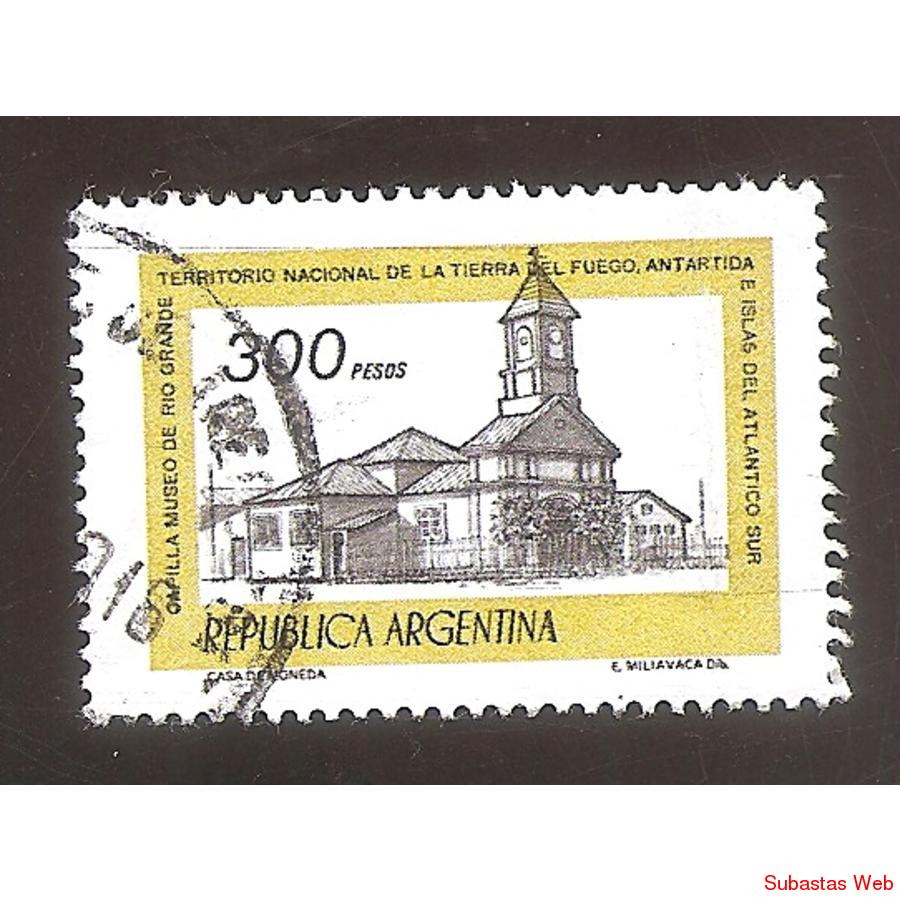 ARGENTINA 1978 (MT1134b) CAPILLA RIO GRANDE TIZADO FLUO  USA