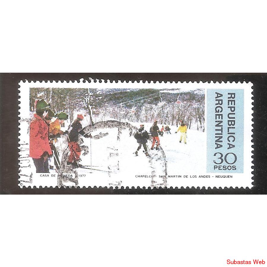 ARGENTINA 1977 (MT1102) PROVINCIAS COMAHUE SELLO 4 USADO