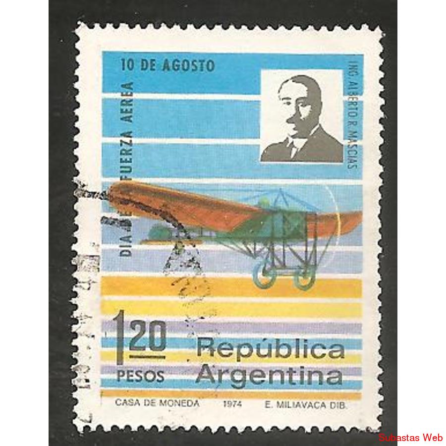 ARGENTINA 1974 (MT987) DIA DE LA FUERZA AEREA,  USADA
