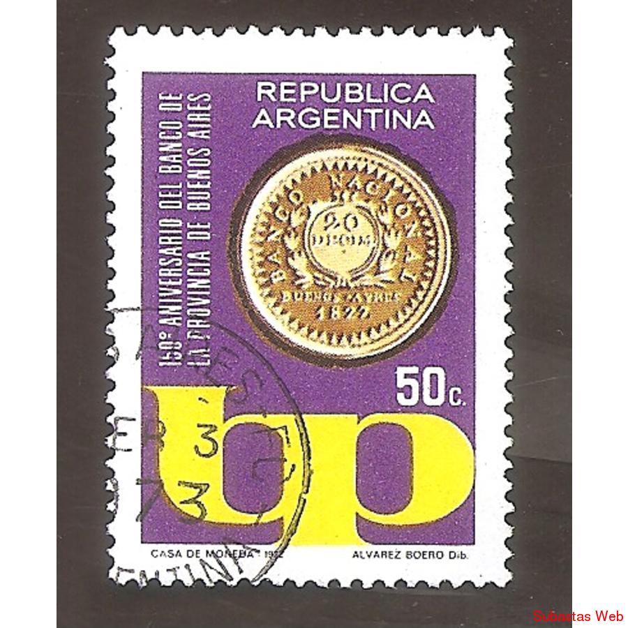 ARGENTINA 1973 (MT938) BANCO PROVINCIA BUENOS AIRES  USADA