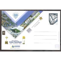 ARGENTINA 2009 ENTERO 206 CENTENARIO CLUB VELEZ SARSFIELD