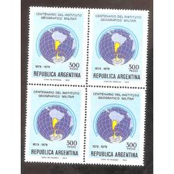 ARGENTINA 1979 CUADRITO  MT1204  INSTITUTO GEOGRAFICO MILITA