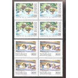 ARGENTINA 1979 CUADRITOS MT1164-65  PLASTICA ARGENTINA