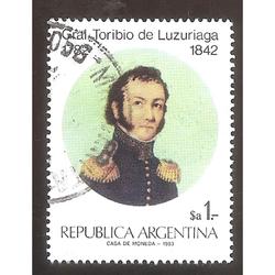 ARGENTINA 1983 (MT1427) GENERAL  LUZURIAGA  USADA