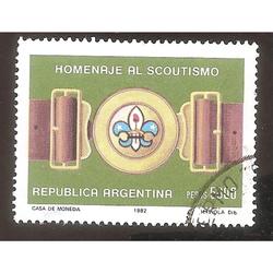 ARGENTINA 1982 (MT1353) HOMENAJE AL SCOUTISMO   USADA