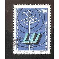 ARGENTINA 1980 (MT1275) RADIOAFICIONADOS  USADA