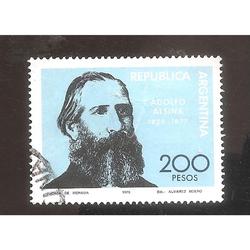ARGENTINA 1979 (MT1163) MUERTE DE ADOLFO ALSINA  USADA