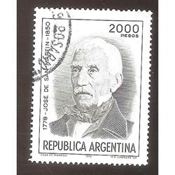 ARGENTINA 1978 (MT1151a) CORREO ORDINARIO: SAN MARTIN  USADA