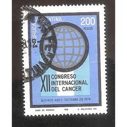 ARGENTINA 1978 (MT1142) XII CONGRESO DEL CANCER, USADA