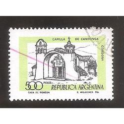 ARGENTINA 1978 (MT1136) CAPILLA CANDONDA MATE FLUO,  USADA