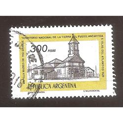 ARGENTINA 1978 (MT1134b) CAPILLA RIO GRANDE TIZADO FLUO  USA