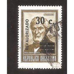 ARGENTINA 1975 (MT1030) PROCERES Y RIQUEZAS: BROWN VALORIZAD