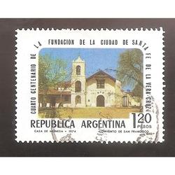 ARGENTINA 1974 (MT988) FUNDACION DE SANTA FE  USADA