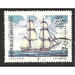 ARGENTINA 1972 (MT924)  DIA DE LA ARMADA  USADA
