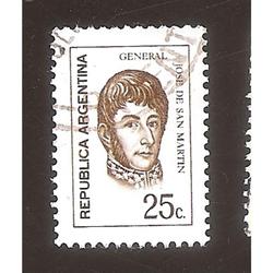 ARGENTINA 1971 (MT881) PROCERES SSAN MARTIN $0,25  FOSFO  US