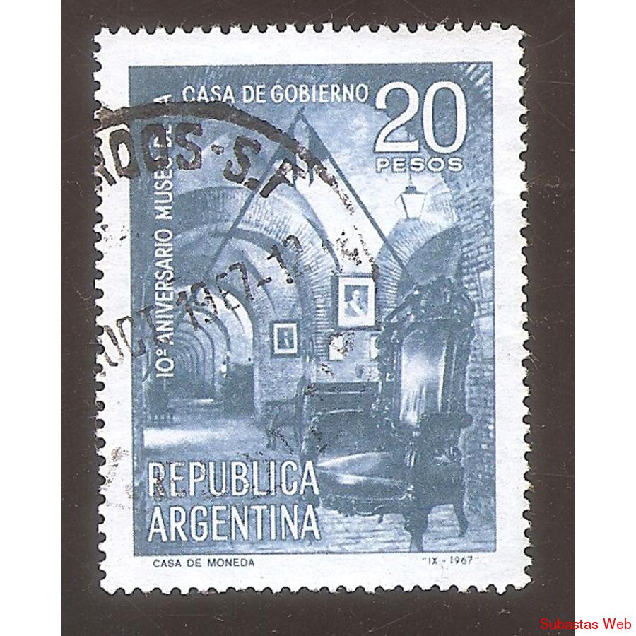 ARGENTINA 1967 (MT799) MUSEOCASA DE GOBIERNO, USADA