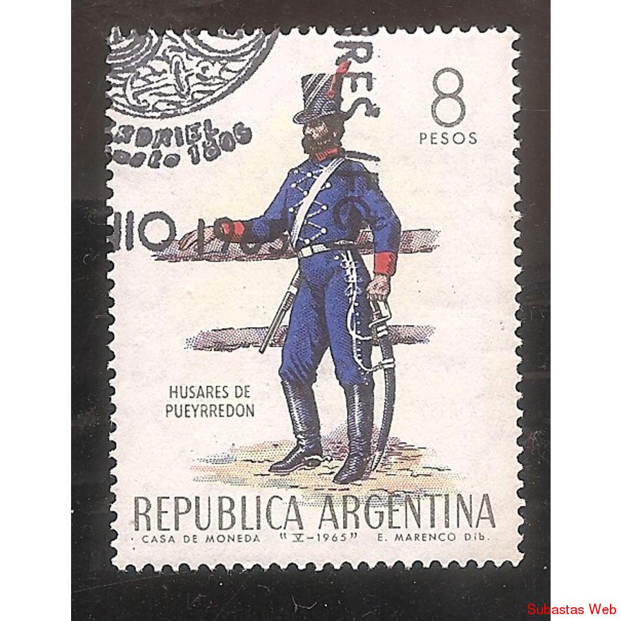 ARGENTINA 1965 (MT704)  DIA DEL EJERCITO,  USADA