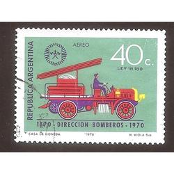 ARGENTINA 1970 (MT131 Aerea)  DIRECCION DE BOMBEROS,  USADA