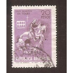 ARGENTINA 1968 (MT823)  SAN MARTIN DE TOURS,  USADA