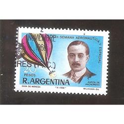 ARGENTINA 1968 (MT822)  SEMANA AERONAUTICA  USADA