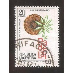 ARGENTINA 1967 (MT795) PATRONATO DE LA INFANCIA, USADA