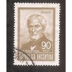 ARGENTINA 1966 (MT783) PROCERES BROWN $90  USADA