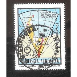 ARGENTINA 1966 (MT776) OPERACION 90 POLO SUR  USADA