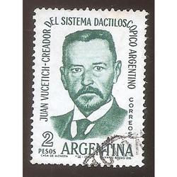 ARGENTINA 1962 (MT661) JUAN VUCETICH,  USADA