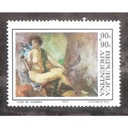 ARGENTINA 1973 (MT951) PINTORES ARGENTINOS: VICTORICA  USADA