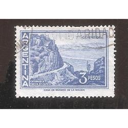 ARGENTINA 1959(MT605) CUESTA DEL ZAPATA, MATE HUECOGRABADO,